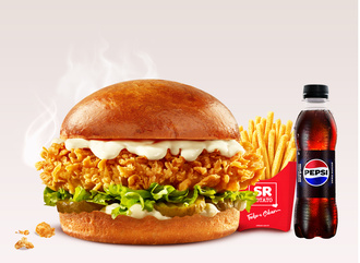 Sr Tenders Burger Menü görseli