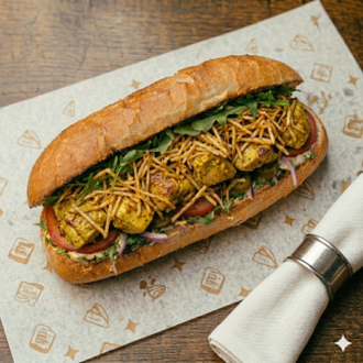 Köri Soslu Tavuk Sandwich görseli