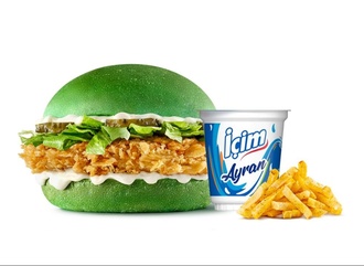 Kids Green Burger Menü (Sürpriz Oyuncak Hediyeli) görseli