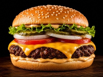 Cheeseburger Menü görseli