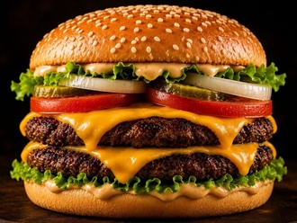 Double Burger Menü görseli