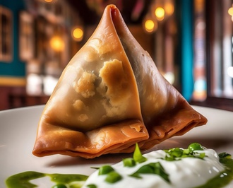 Aloo Samosa görseli
