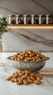 Sütle Kavrulmuş Çörekotlu Kaju (500Gr) görseli
