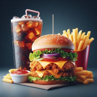 İki Katlı Şnitzelburger Menü görseli