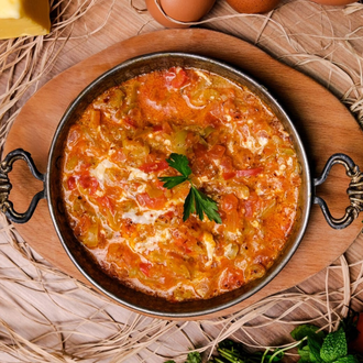 Sucuklu Menemen görseli