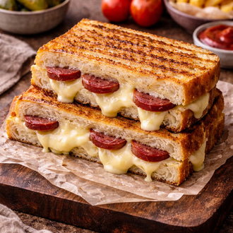 Sucuk Kaşar Tost görseli