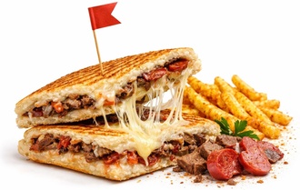 Anadolu Bazlama Tost & Patates Kızartma görseli
