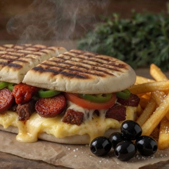 Anadolu Bazlama Tost & Patates Kızartma görseli
