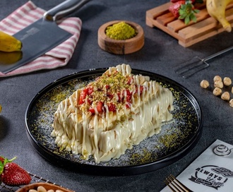 Beyaz Çikolatalı Meyveli Waffle görseli