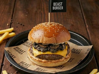 Double Truffle Gourmet Burger (240 G) görseli