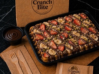 Bitter Çikolatalı Waffle (Large) görseli