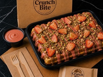 Çilek Şöleni Waffle (Large) görseli