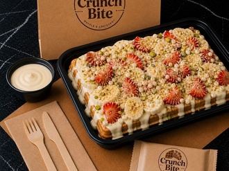 Beyaz Çikolatalı Waffle (Large) görseli