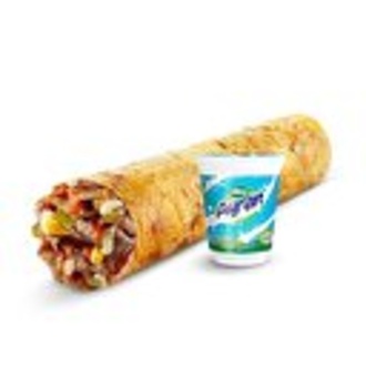 Ekonomik Et Döner Jumbo Dürüm Menü görseli