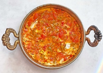 Sucuklu Menemen görseli