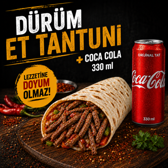 Dürüm Et Tantuni (90 Gr)+coca Cola (330Ml) görseli