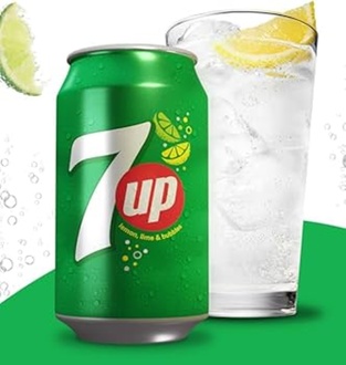7Up Gazoz Kutu 330Ml görseli