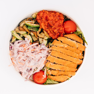 Vegan Schnitzel Bowl görseli