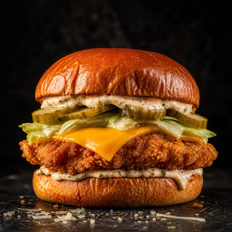 🍔 Parmesan Garlic Chicken Burger görseli