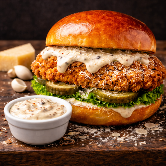 🍔Crunch Parmesan Chicken Burger görseli