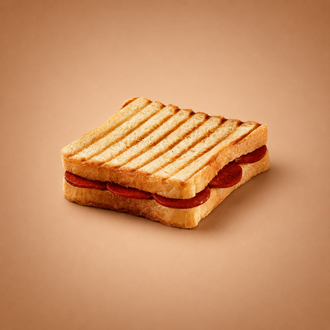 Sucuklu Kare Tost görseli