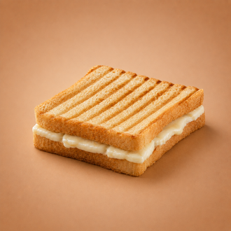 Beyaz Peynirli Kare Tost görseli