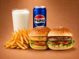2'Li Mix Burger Menü görseli