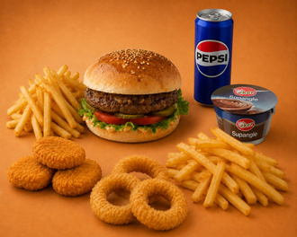 Gamer Burger Menü görseli