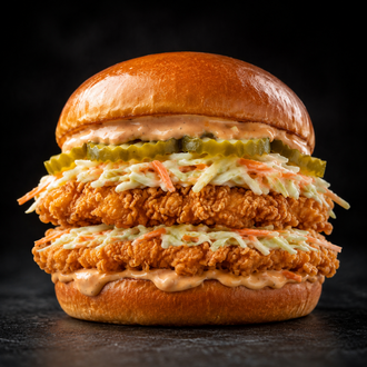 Double Baboon Classic Crispy Chicken Burger görseli