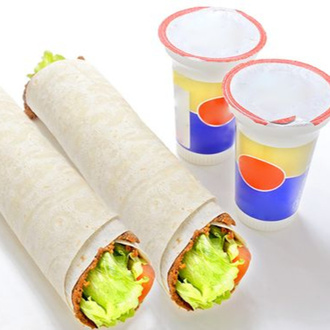 2 Li Çiğköfte Dürüm + 1 Ayran görseli