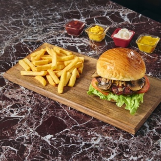 Mushroom Burger Menü görseli