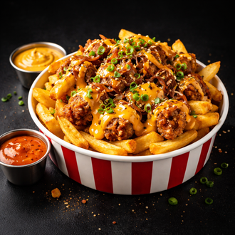 Cheddar Bomb Loaded Patates görseli