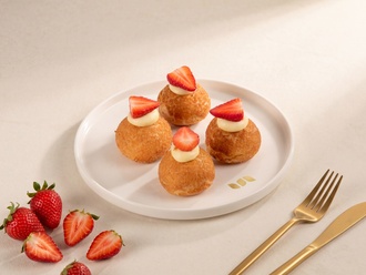 Çilekli Paris Ekler (500 Gr.) görseli