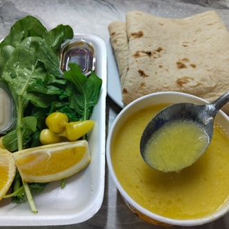 Sarımsaklı Kemik Sulu Mercimek Çorbası görseli