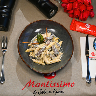 Etli Patlıcanlı Penne görseli