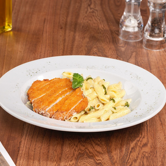 Schnitzel Penne görseli