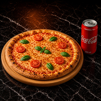 1 Adet 24 Cm Pizza 1 Adet 330 Ml İçecek görseli