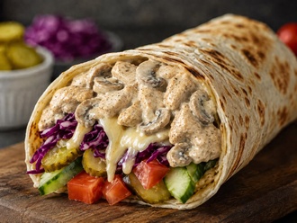 Kremalı Mantar Soslu Tavuk Roll görseli