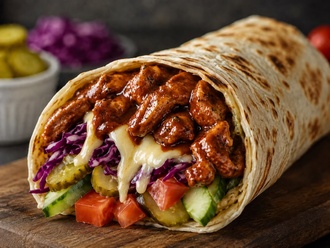 Barbekü Soslu Tavuk Roll görseli