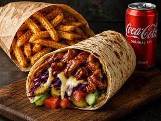 Barbekü Soslu Tavuk Roll Menü görseli