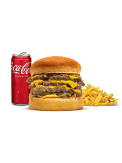 Triple Smash Burger Menü görseli