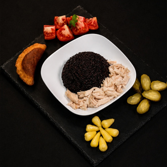 Tavuk Göğüs & Siyah Pirinç Pilavı görseli