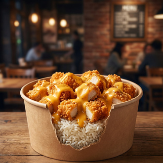 Cheddar & Çıtır Tavuk & Pirinç Pilavı görseli