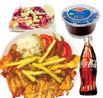 Tavuk Döner Menü''tabakta'' görseli