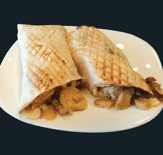 Mantarlı Kaşarlı Tavuk Döner Dürüm görseli