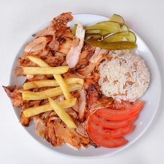 Tavuk Döner (100 Gr.)tabakta görseli
