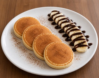 Tarçınlı Muzlu Pancake görseli