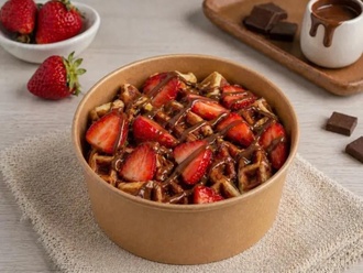 Sütlü Çikolata & Çilek Bowl görseli