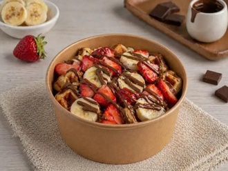 Sütlü Çikolatalı Çilek & Muz Bowl görseli