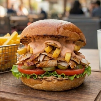 Tavuk Döner Burger görseli